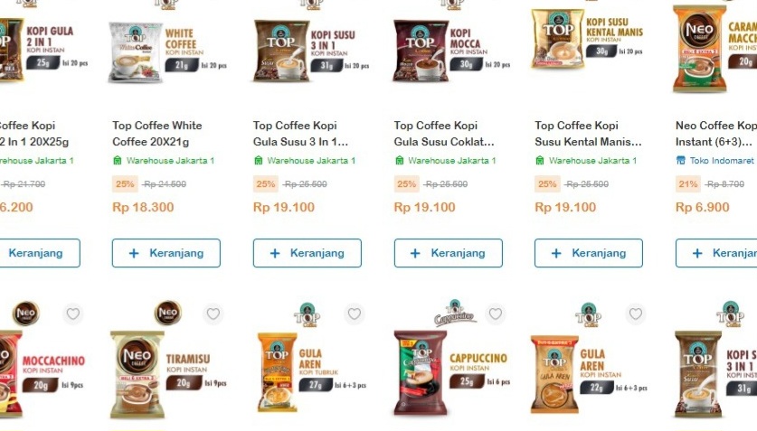 10 Produk Kopi Instan Diskon di Indomaret 12.12