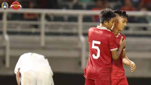 Timnas U19 Indonesia vs Timnas U19 Timor Leste : Start Apik Garuda Muda 