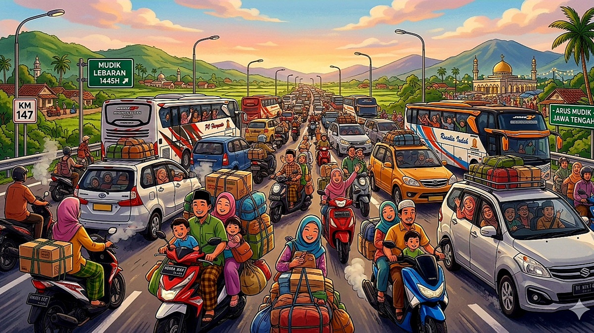 Tips Aman dan Nyaman Mudik Lebaran Idul Fitri 2026, Ikuti 8 Langkah Ini