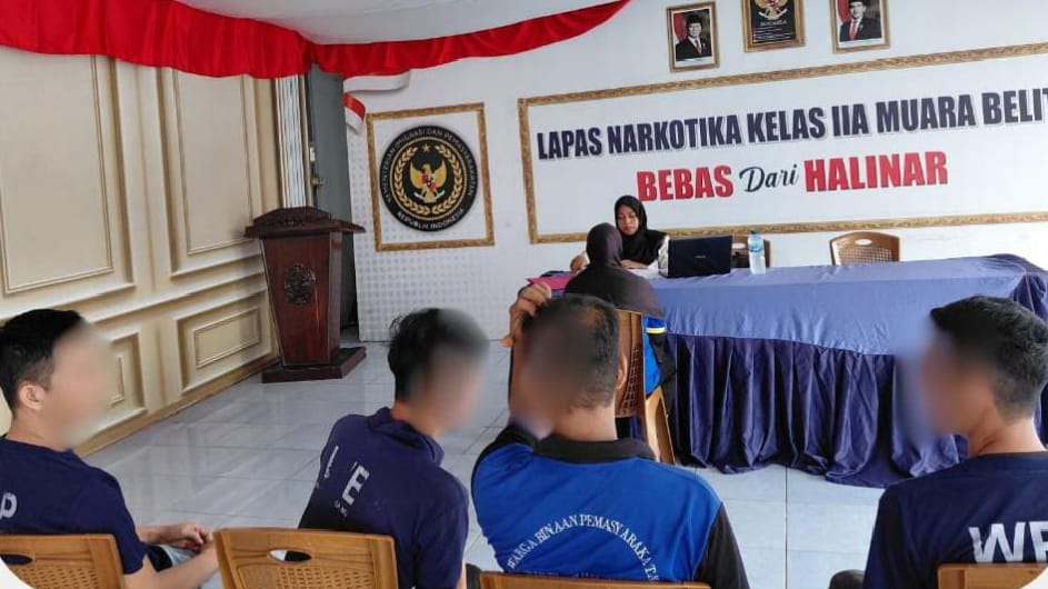 Pemenuhan Hak Integrasi, Warga Binaan Lapas Narkotika Beliti Ikuti Sidang Litmas