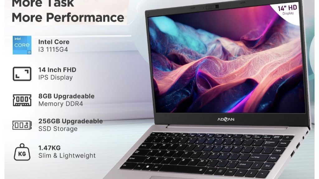 ADVAN Laptop Notebook i3 Gen Intel 11: Produk Murah, Dengan Performa dan Spesifikasi Terbaik