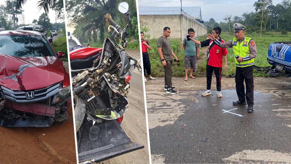 Anak-anak Kendarai Mobil Tabrak Pengendara Aerox di Lubuk Linggau, Korban Luka Parah