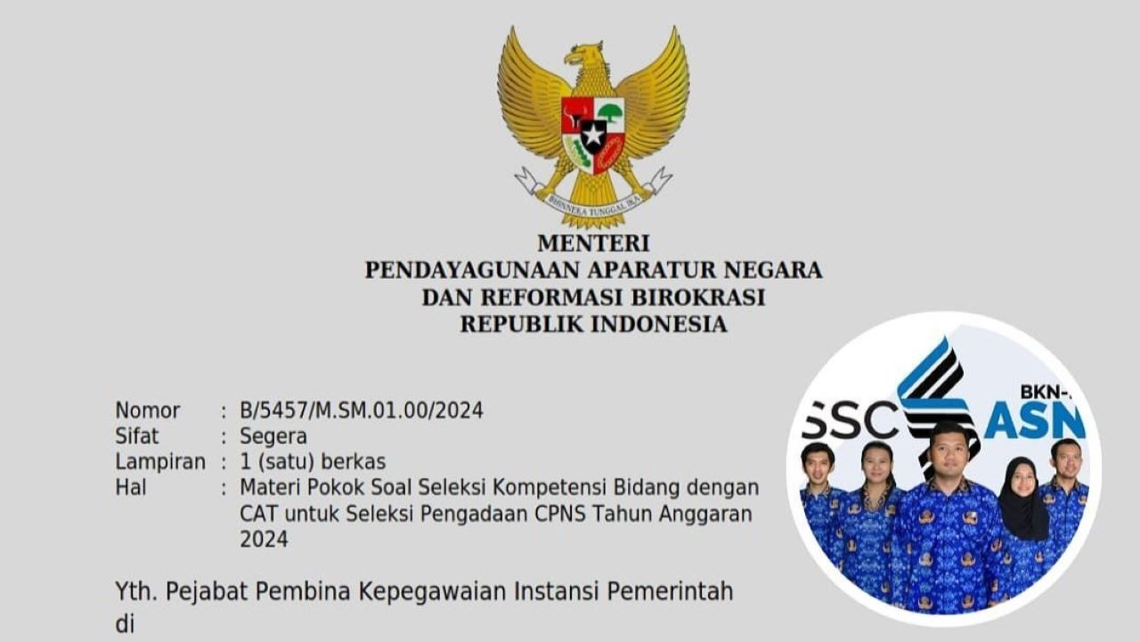 SKB CPNS 2024, Catat Berikut Materi Pokok yang Akan Diuji!