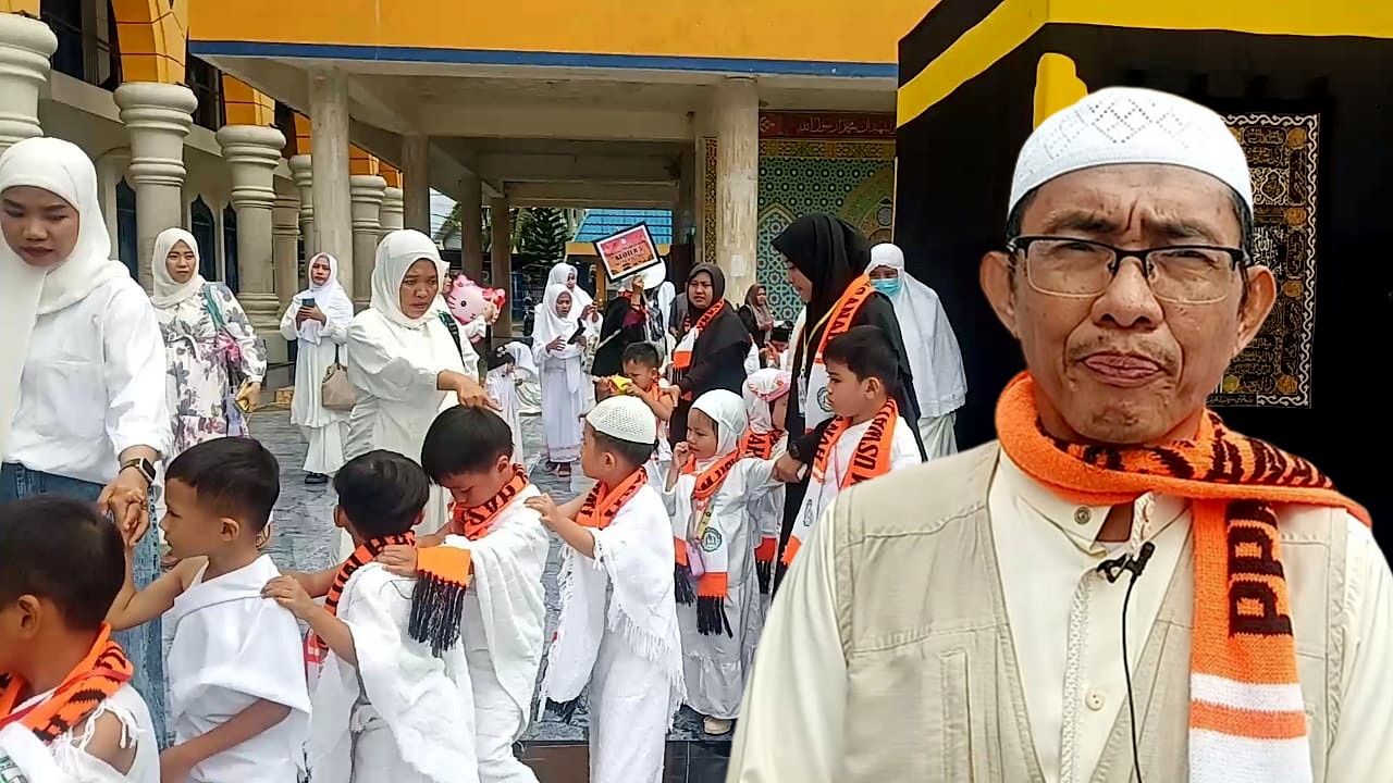 Pondok Pesantren Uswatun Hasanah Lubuklinggau Laksanakan Manasik Haji, Diikuti 500 Lebih Santri