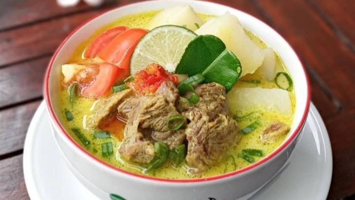 Resep Soto Betawi Daging Kuah Santan, Sajian Mewah Lebaran, Rasanya Buat Ngiler, Bikin Yuk