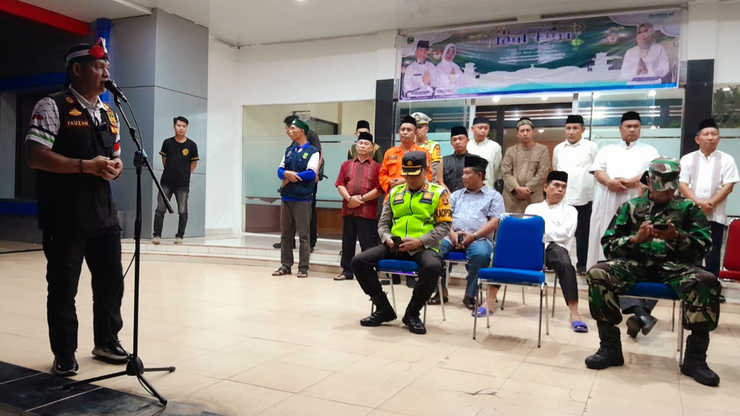 Lepas Peserta Takbiran Malam Idul Fitri, Ini Pesan Pj Bupati Empat Lawang Fauzan Khoiri 