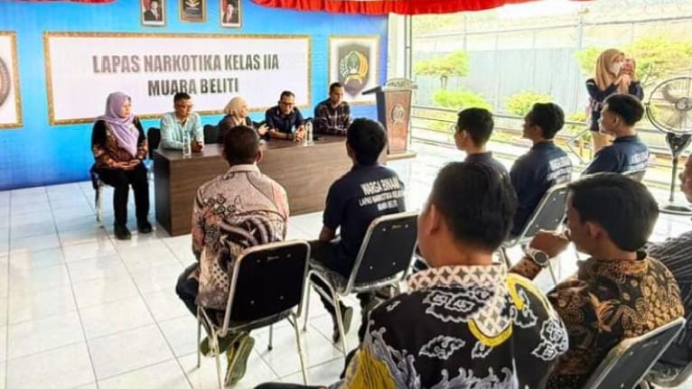 Pastikan Hak Pilih Warga Binaan, Lapas Narkotika Muara Beliti Terima Kunjungan Kerja KPU RI