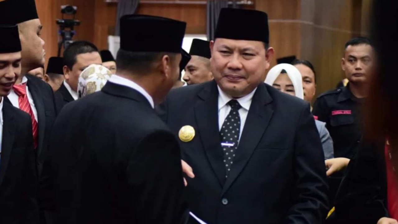 Pjs Bupati Mura Hadiri Sidang Paripurna Istimewa Pengucapan Sumpah dan Janji Anggota DPRD Periode 2024-2029