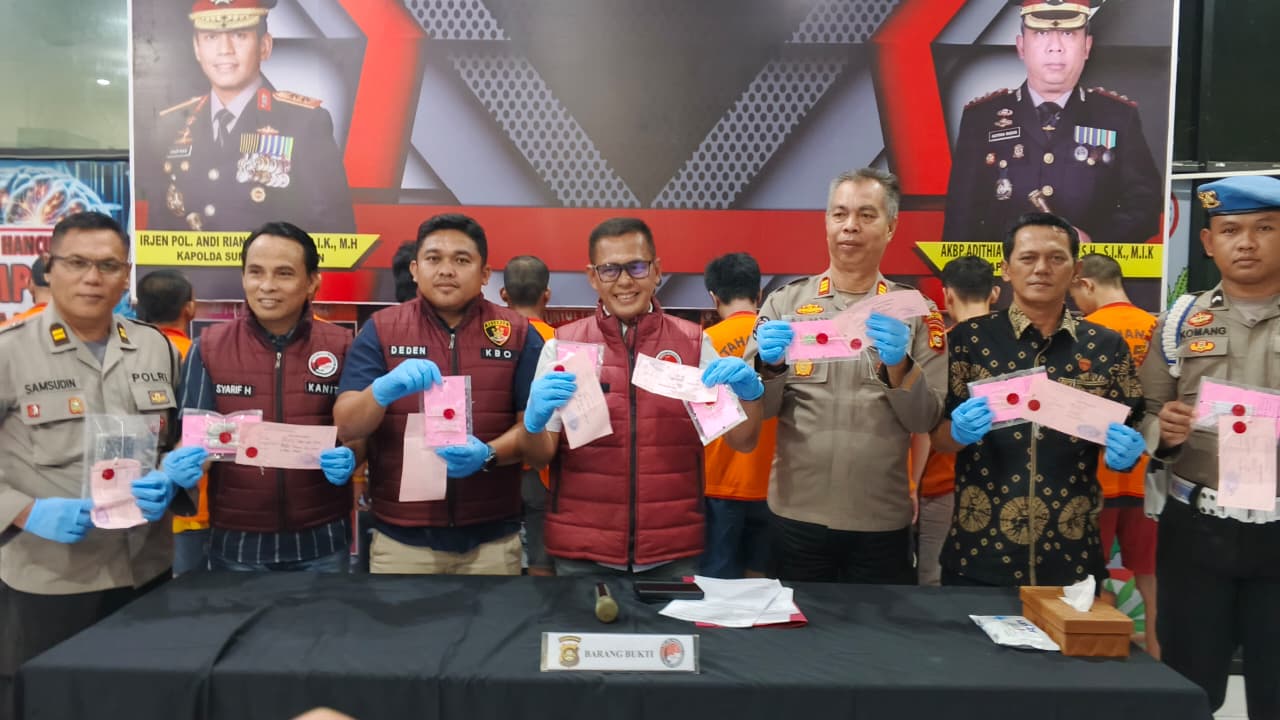 Satres Narkoba Lubuk Linggau Tangkap 10 Tersangka, Ada yang Residivis Jual Betino