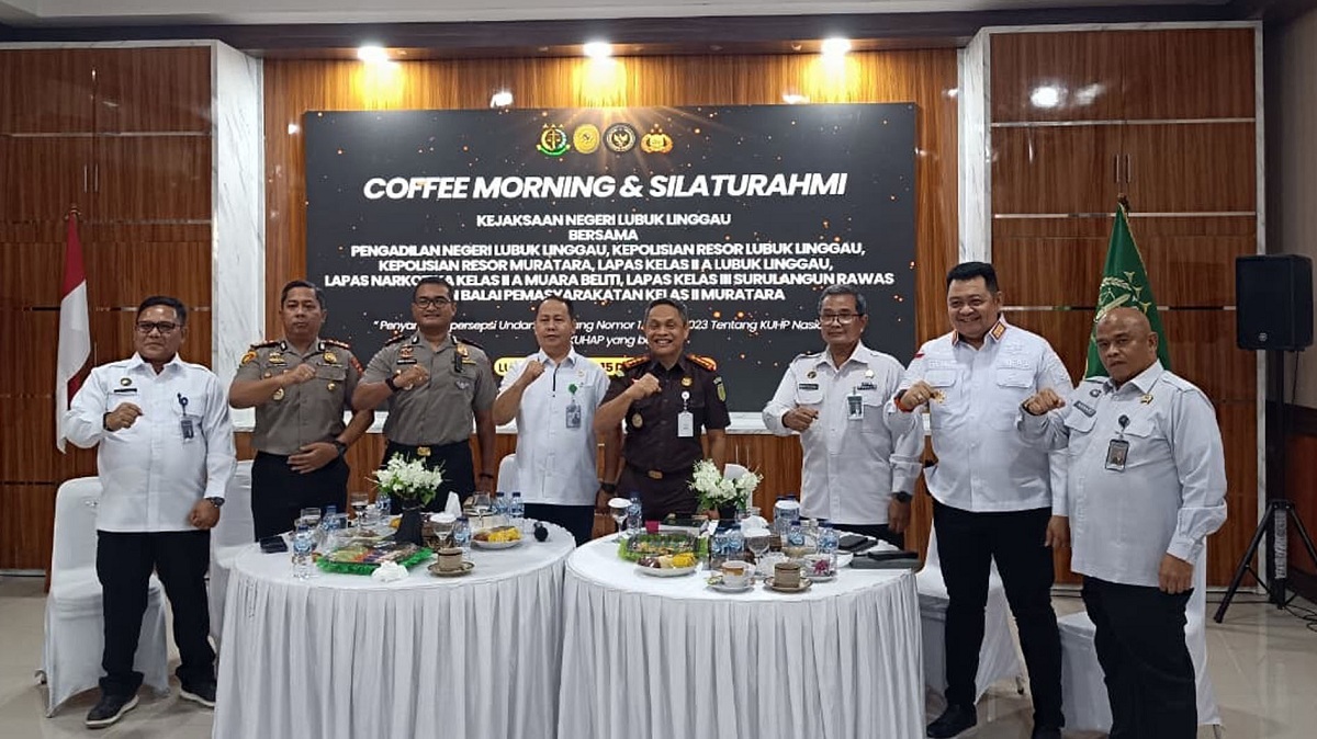 Kalapas Lubuk Linggau Hadiri Coffee Morning APH, Perkuat Sinergi Penegakan Hukum