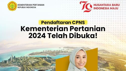 CPNS 2024 Kementerian Pertanian SMK, D3, S1 Bisa Daftar Ini Rincian Formasi dan Syarat Lengkapnya