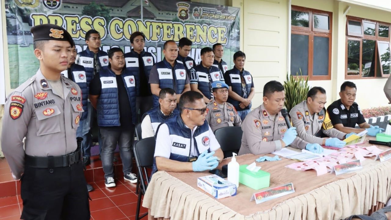 Sat Narkoba Polres Mura Tangkap 98 Tersangka, Amakan 717,6 Gram Sabu dan 59 Butir Ekstasi 