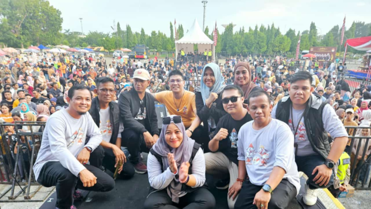 Launching Pilkada Musi Rawas 2024, Andika Kangen Band Tampil Memukau