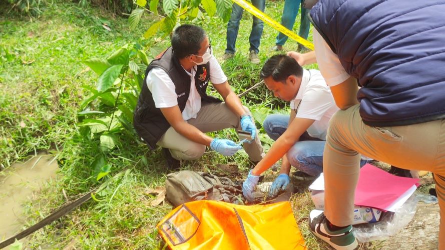 Mayat di Sawah Tugumulyo, Diduga Warga Lubuk Rumbai Tuah Negeri, ini Kata Kapolsek