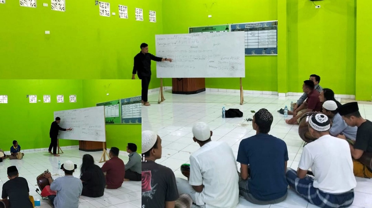 Kembangkan Kemampuan, WBP Lapas Narkotika Muara Beliti Kembali Berlatih Hadroh