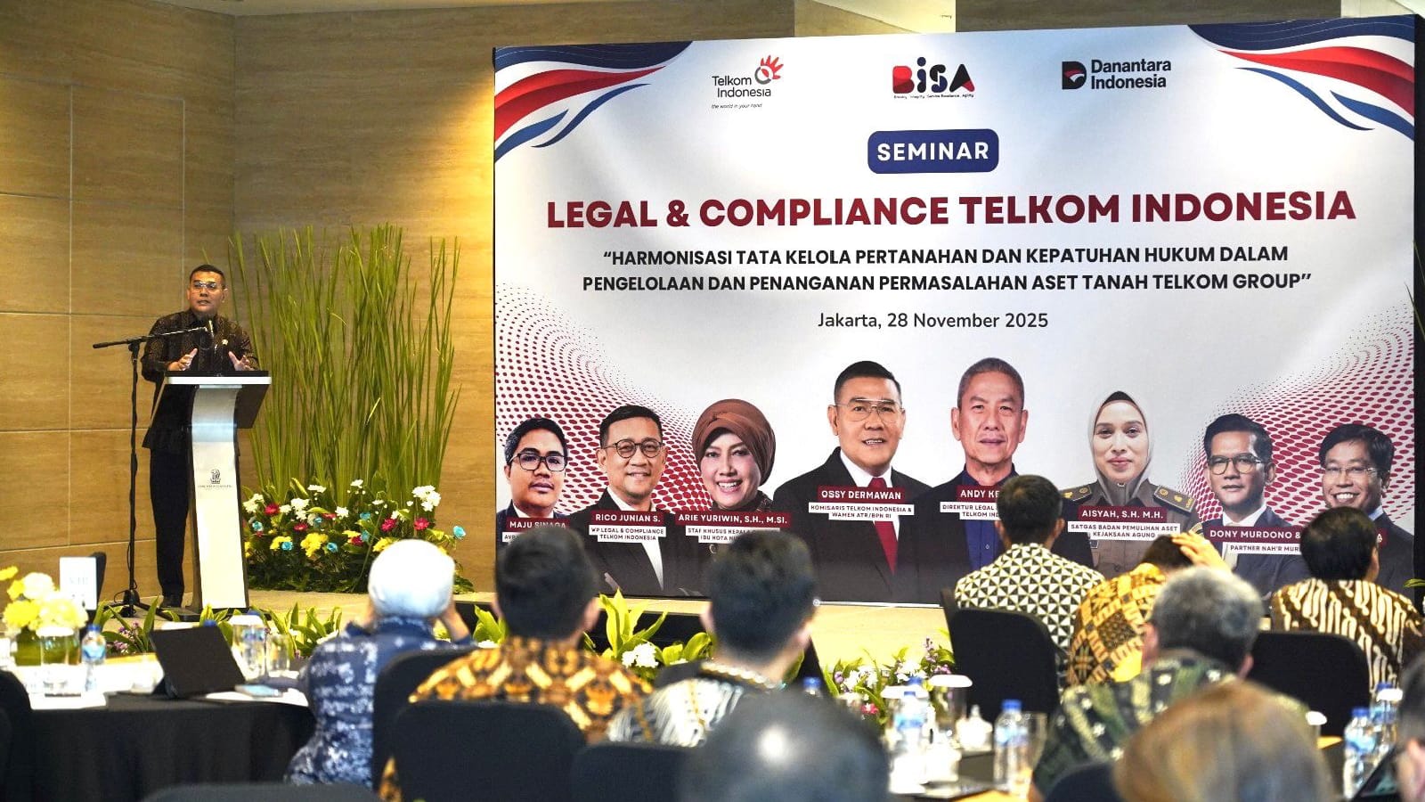 Cegah Risiko Bisnis, Wamen ATR/Waka BPN Paparkan Peran Penting Tata Kelola Aset bagi BUMN