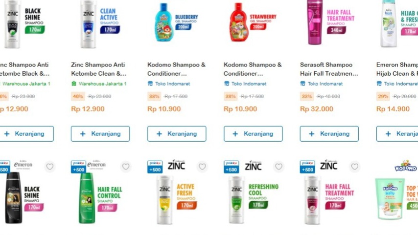 DISKON Produk Sampo di Indomaret 12.12, Berikut Harganya 