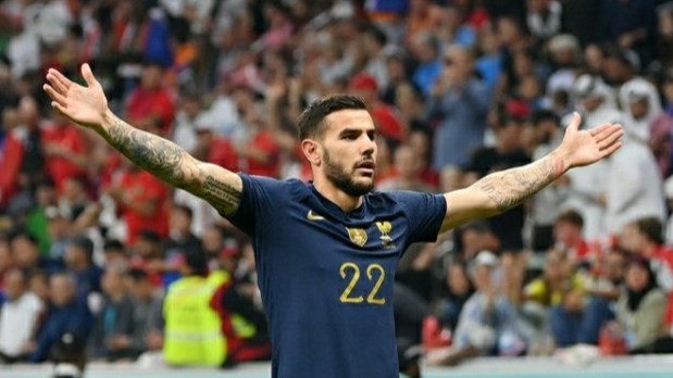HT: Prancis vs Maroko, Skor 1-0, Theo Hernandez Bawa Prancis Unggul Sementara atas Maroko