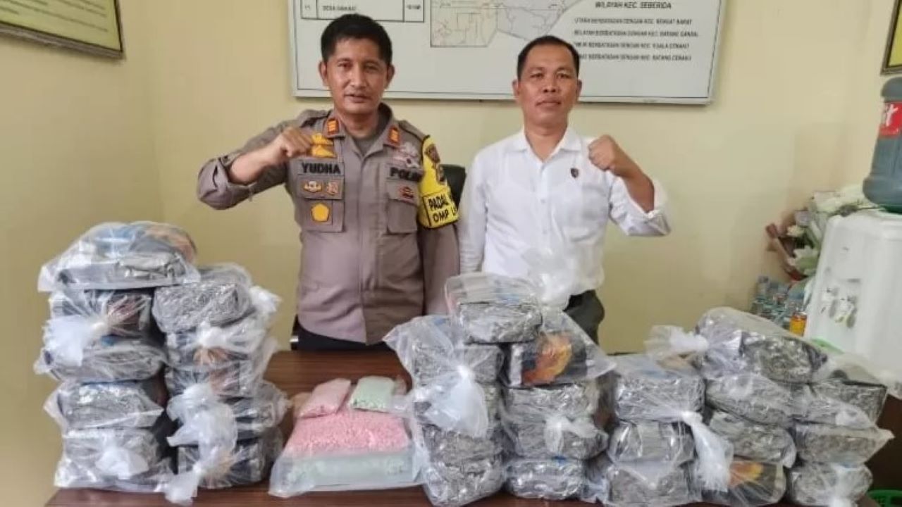 Anggota Polres Musi Rawas Utara Ditangkap, Bersama Bandar Bawa Narkoba 30 Kg di Riau