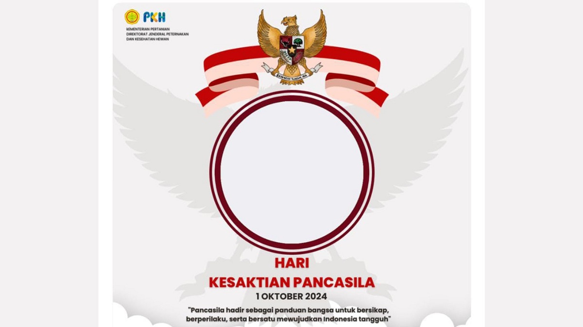 Hari Kesaktian Pancasila 2024:  Inilah 15 Link  Twibbon yang Bisa Kamu Jadikan Status di Media Sosial