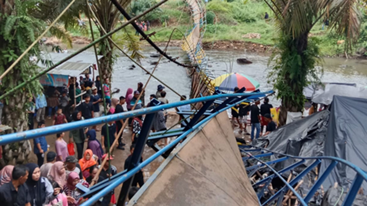 Jembatan Gantung Wisata Malus Putus, Polsek Lubuk Linggau Utara Keluarkan Himbauan Resmi