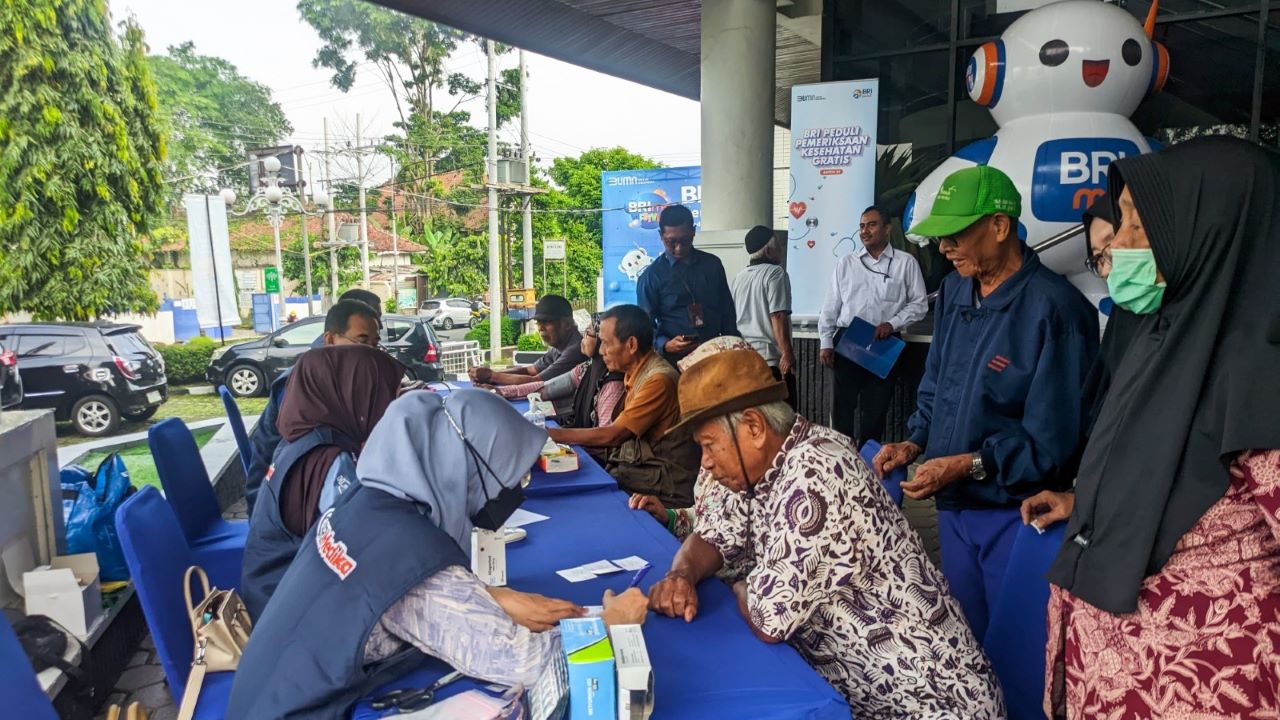 Tingkatkan Kualitas Hidup Masyarakat, BRI Peduli Sediakan Pemeriksaan Kesehatan Gratis di 52 Titik