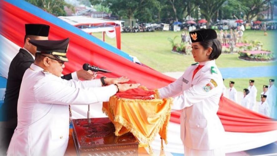 Profil Ni Made Ayu Gita Savitri Pembawa Baki di Lubuk Linggau, Saat Pengibaran Bendera HUT Kemerdekaan