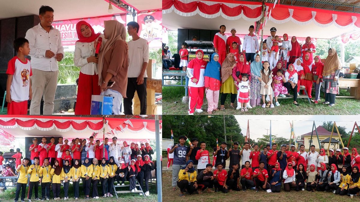 Meriahkan HUT RI ke-80 Tahun 2025, Pemdes Sukarena Adakan Berbagai Lomba, Ada Panjat Pinang di Air