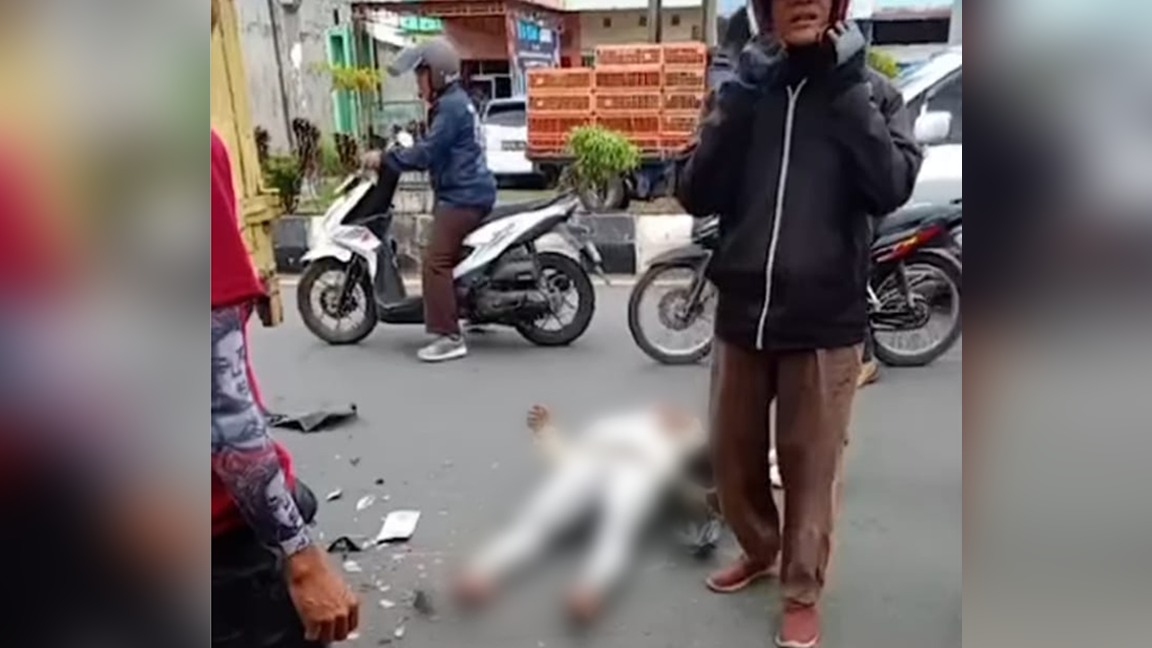 Pelajar SMK Negeri 3 Lubuk Linggau Terkapar di Jalan Simpang Periuk, ini Penyebabnya