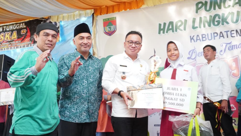 Peringatan Hari Lingkungan Hidup Sedunia di Musi Rawas, Ini Pesan Bupati Hj Ratna Machmud 
