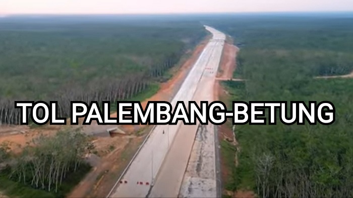 Pembangunan Konstruksi Jalan Tol Palembang-Betung Agustus 2023 Selesai