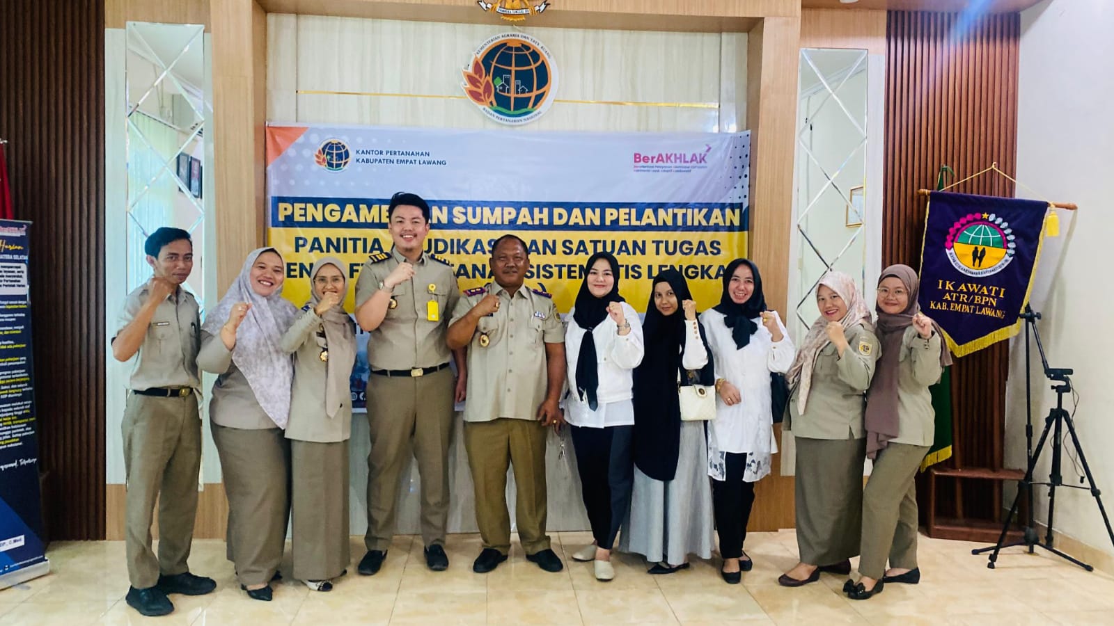 Silaturahmi dan Penguatan Sinergi, Kantor Pertanahan Musi Rawas Kunjungi Kantor Pertanahan Empat Lawang