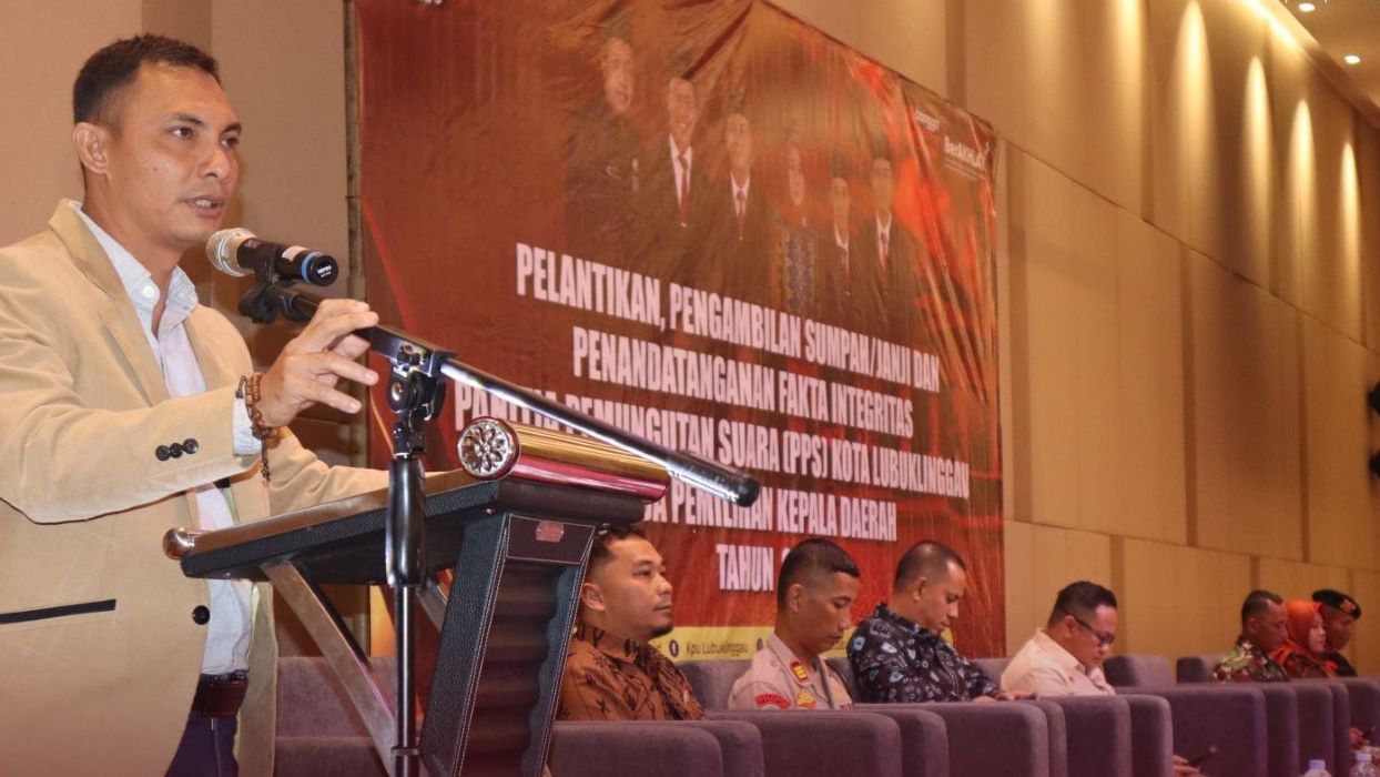 KPU Lubuk Linggau Lantik 216 Orang PPS Pilkada 2024