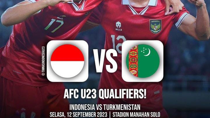 Prediksi dan Jadwal Indonesia vs Turkeminstan, Kualifikasi Piala Asia U-23 2024, Hari ini!