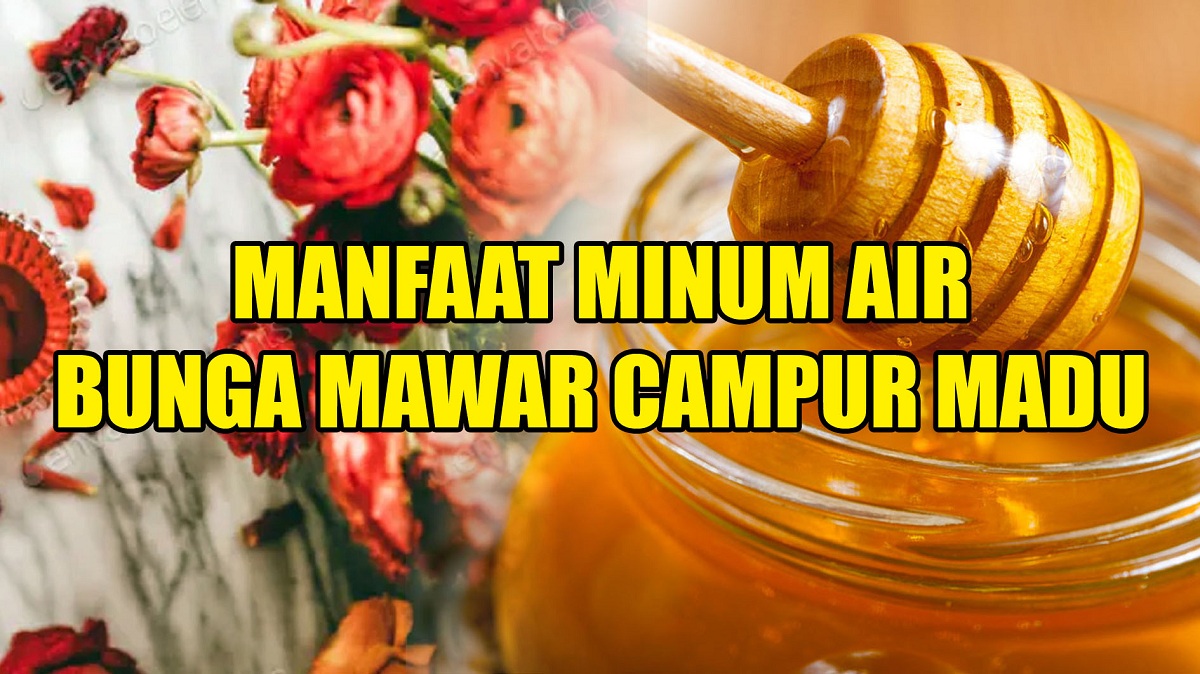 Yuk Dicoba, ini 6 Manfaat Minum Air Bunga Mawar Campur Madu untuk Kesehatan