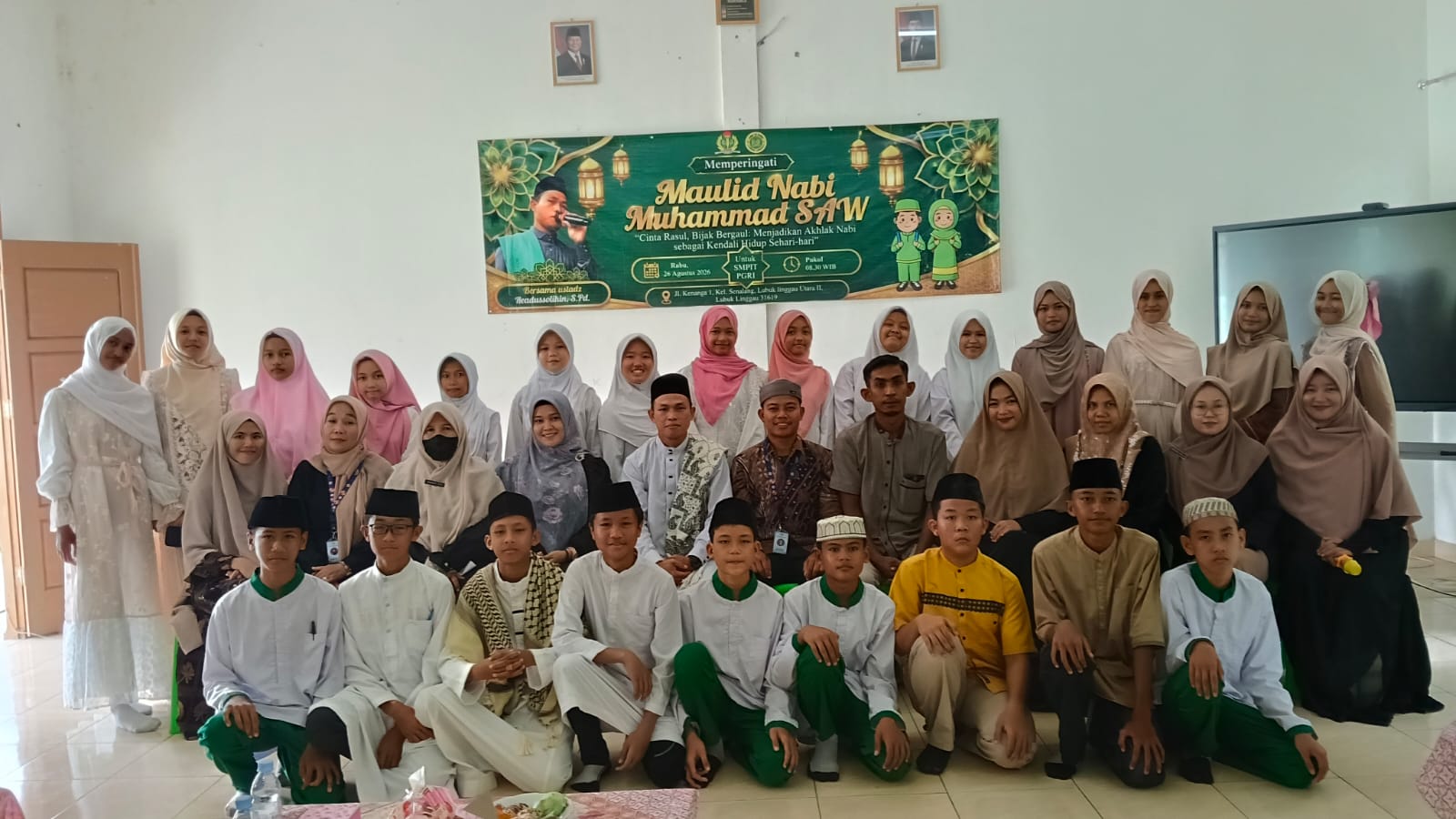 SMPIT PGRI Lubuk Linggau Peringati Maulid Nabi 1448 H, Ajak Siswa Cinta Rasul Bijak Bergaul