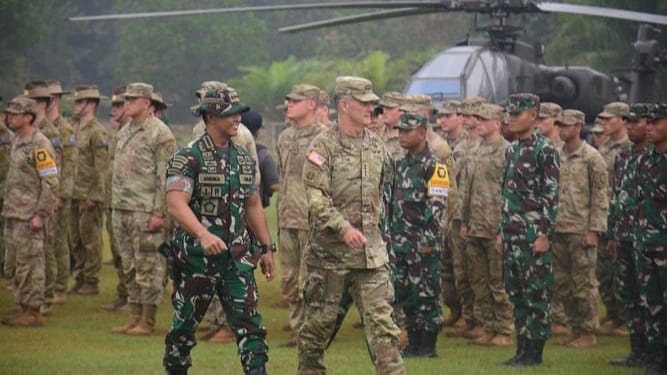 Ribuan Tentara dari 13 Negara Latgabma Super Garuda Shield 2022 di OKU Timur