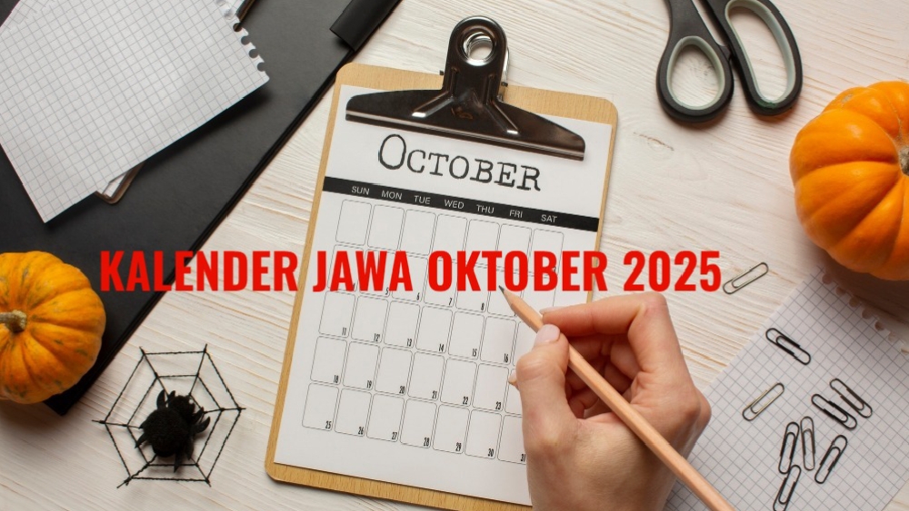 Kalender Jawa Oktober 2025, Dilengkapi Weton dan Penanggalan Hijriah