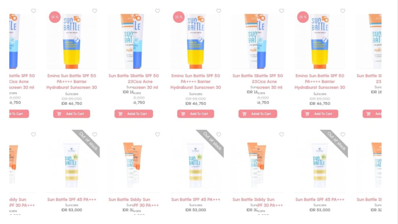 Yuk Disimak, Daftar Produk Sunscreen Emina yang Disukai Wanita Indonesia