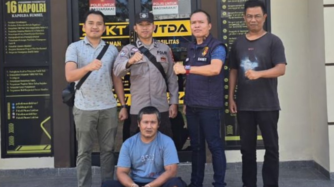 5 Bulan Buron, Pencuri Buah Sawit Yang Bacok Korban di Musi Rawas Diamankan  