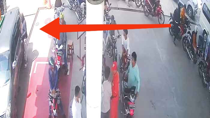 Aksi Pencurian Uang Gaji PT Perkebunan Mitra Ogan di SPBU Lubuk Batang OKU Terekam CCTV