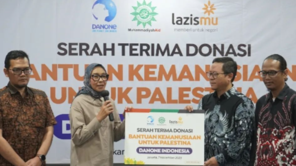 Ramai Aksi Boikot, Danone Beri Bantuan Rp1 Miliar untuk warga Palestina Melalui Muhammadiyah