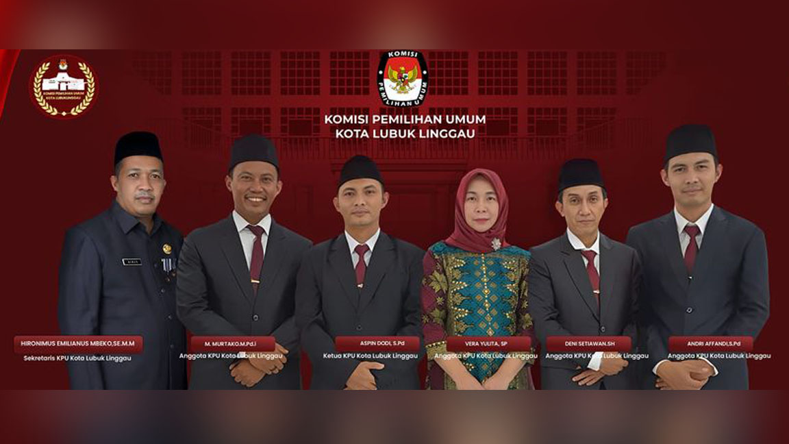 KPU Lubuk Linggau Umumkan Pendaftaran Pasangan Calon Wali Kota dan Wakil Wali Kota