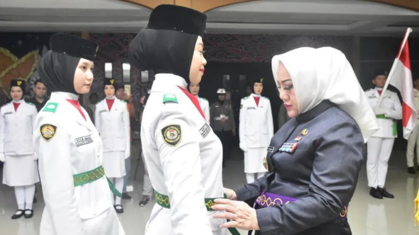 70 Anggota Paskibraka Musi Rawas Dikukuhkan, Siap Kibarkan Bendera 17 Agustus 2025