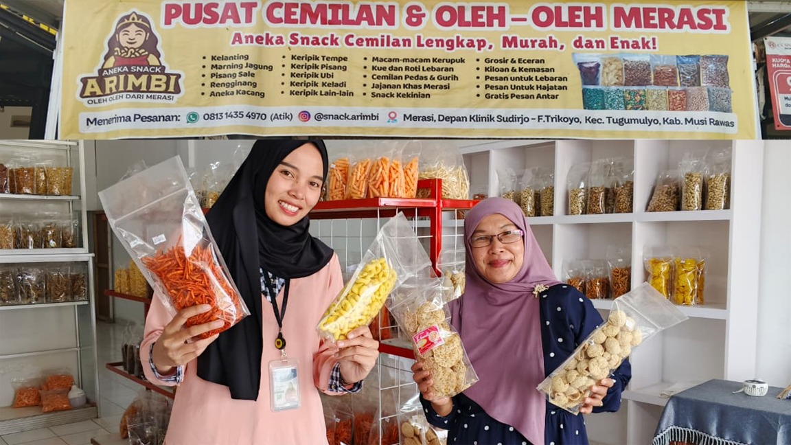 Snack Arimbi Tugumulyo Musi Rawas, Tawarkan Aneka Snack Nusantara: Siap Bantu Pasarkan Produk UMKM