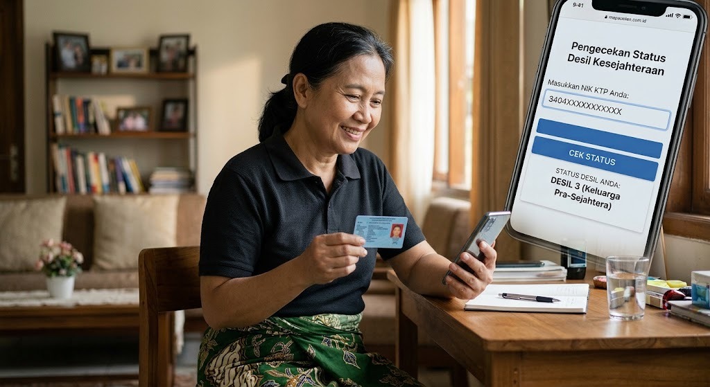 Cara Cek Desil dan Penerima Bansos September 2026 Pakai NIK KTP