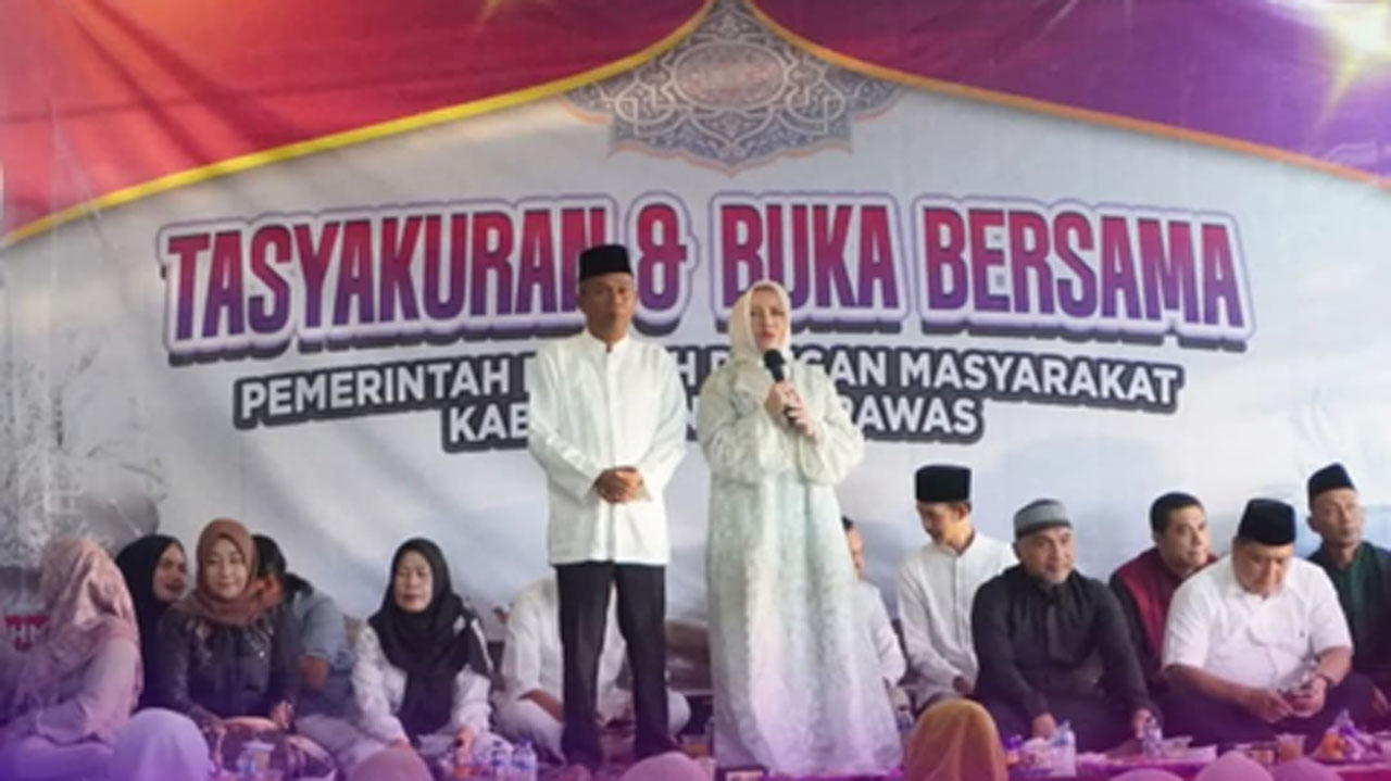 Pemkab Musi Rawas Gelar Tasyakuran dan Buka Puasa Bersama, Ratna Machmud - Suprayitno Komitmen Jalankan Amanah