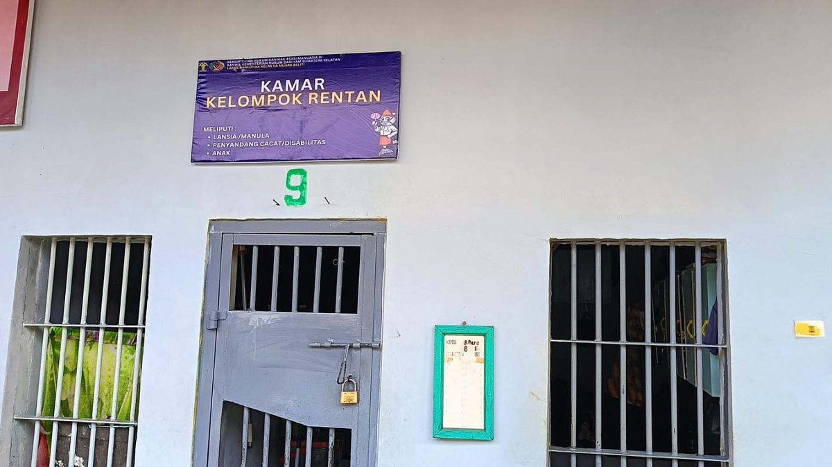 Implementasikan P2HAM, Lapas Narkotika Kelas IIA Muara Beliti Sediakan Kamar Kelompok Rentan