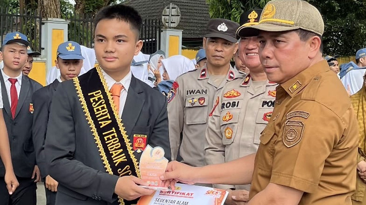 Ketua OSIS SMAN 1 Lubuk Linggau Segentar Alam Raih Peringkat 4 SCLCSS 2026