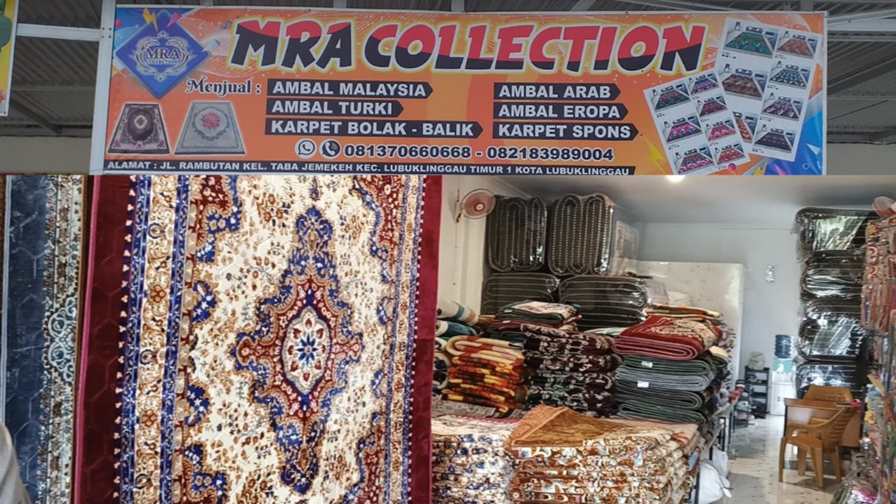 Toko MRA Collection Lubuk Linggau Jual Berbagai Ambal Kualitas Premium ...